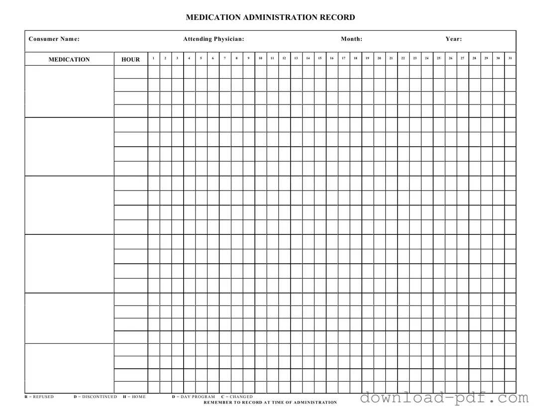 Get Medication Administration Record Sheet Template in PDF