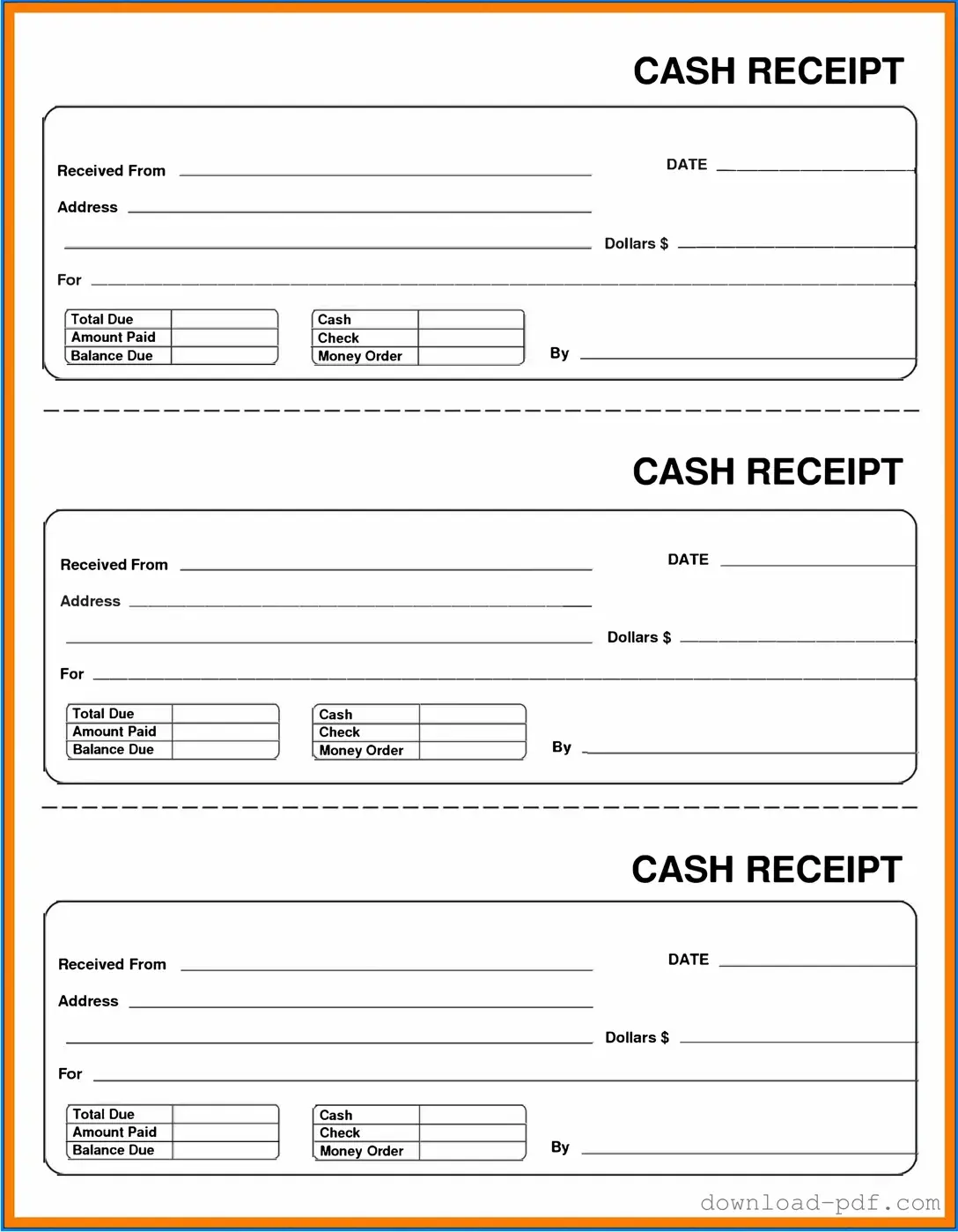 Get Cash Receipt Template in PDF