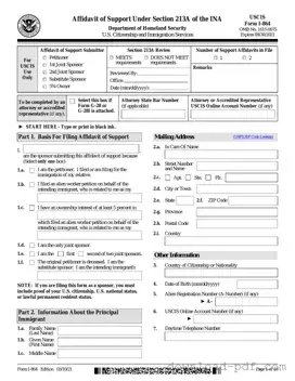Get USCIS I-864 Template in PDF