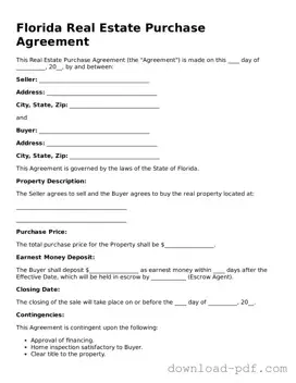 Florida Real Estate Purchase Agreement Document