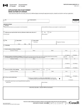 Get Imm 1294 Template in PDF