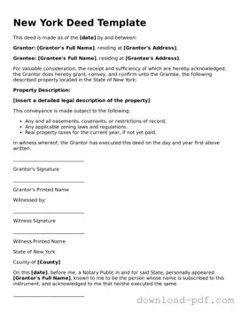 New York Deed Document